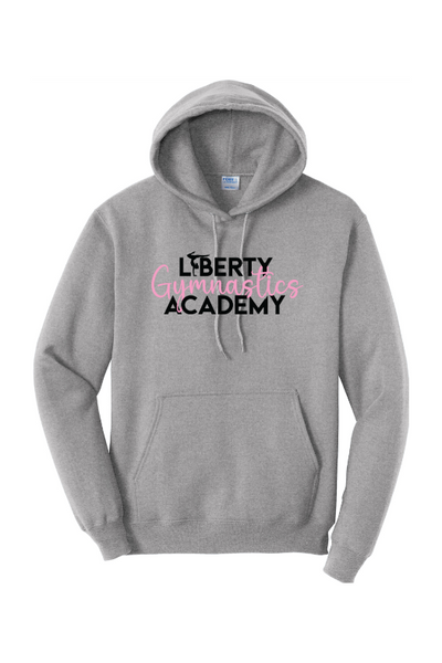 Liberty Gymnastic Academy Port & Company - Core Fleece Pullover Hooded Sweatshirt. PC78H