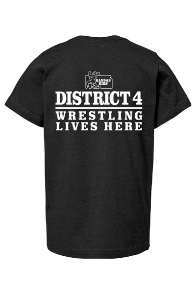 KS Kids District 4 2025 LAT Youth Fine Jersey Tee - 6101
