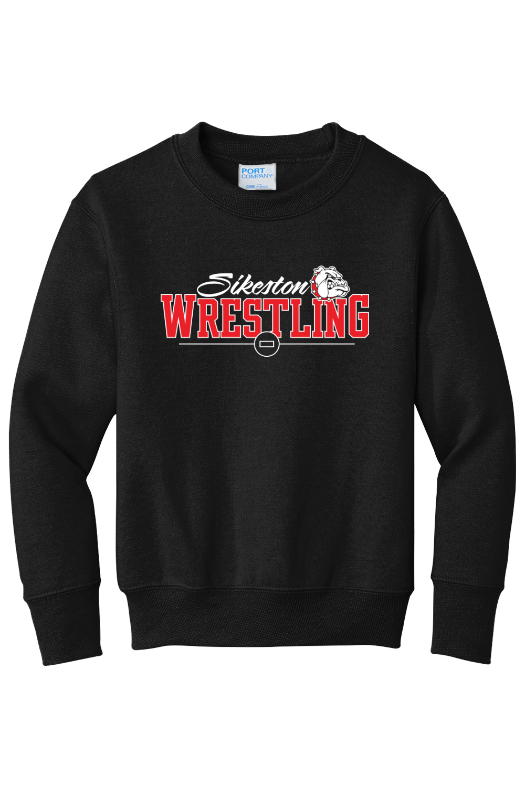 Sikeston High School Port & Company - Youth Core Fleece Crewneck Sweatshirt. PC90Y