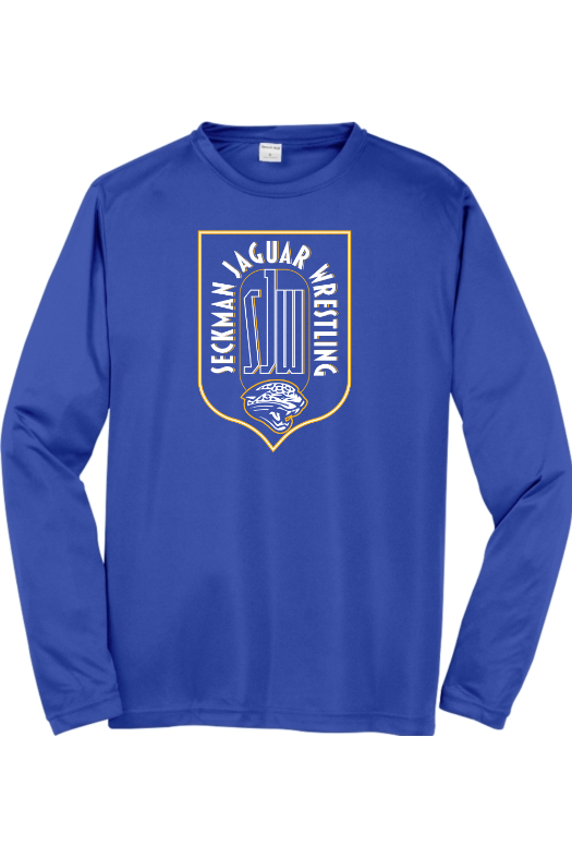 Seckman Wrestling Sport-Tek Long Sleeve PosiCharge Competitor Tee. ST350LS