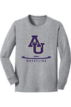 Avila Men's Wrestling Port & Company Youth Long Sleeve Core Cotton Tee. PC54YLS