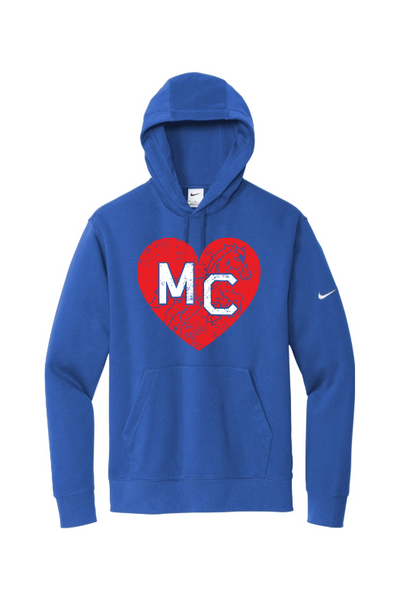 Mill Creek Elementary Nike Club Fleece Sleeve Swoosh Pullover Hoodie NKDR1499