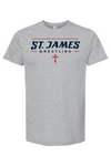 St. James Wrestling 2 Tultex Fine Jersey T-Shirt