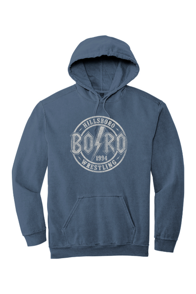Hillsboro HS Wrestling Comfort Colors Garment-Dyed Hooded Sweatshirt