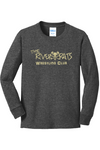 River Rats Wrestling Port & Company Youth Long Sleeve Core Cotton Tee. PC54YLS