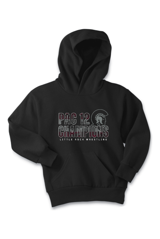 University of Arkansas at Little Rock - Wrestling Port & Company - Youth Core Fleece Pullover Hooded Sweatshirt. PC90YH