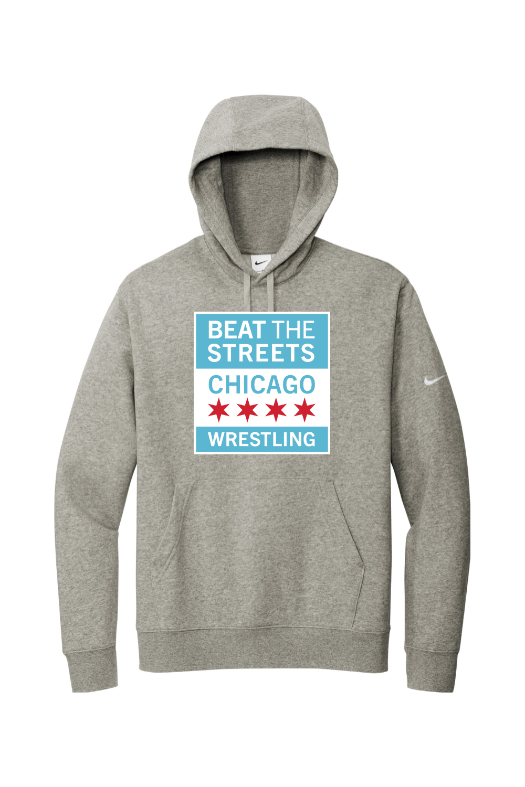 Beat the Streets - Chicago Nike Club Fleece Sleeve Swoosh Pullover Hoodie NKDR1499