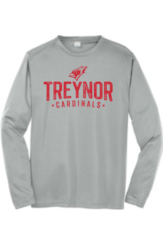 Treynor Wrestling Sport-Tek Long Sleeve PosiCharge Competitor Tee. ST350LS