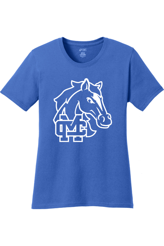 Mill Creek Elementary Port & Company Women's Core Cotton Tee. LPC54