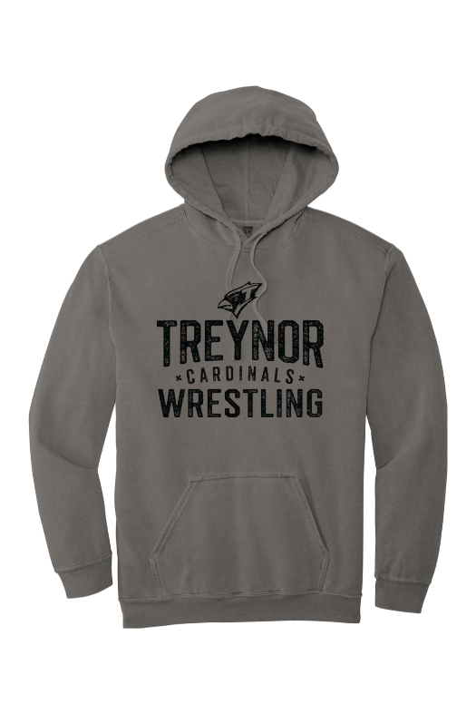 Treynor Wrestling Comfort Colors Garment-Dyed Hooded Sweatshirt