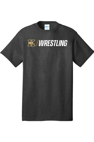 Kickapoo - Wrestling Port & Company - Core Cotton Tee. PC54