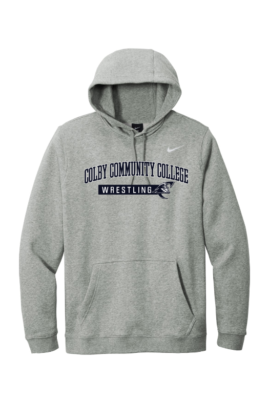 Colby Community College Wrestling Nike Club Fleece Pullover Hoodie CJ1611