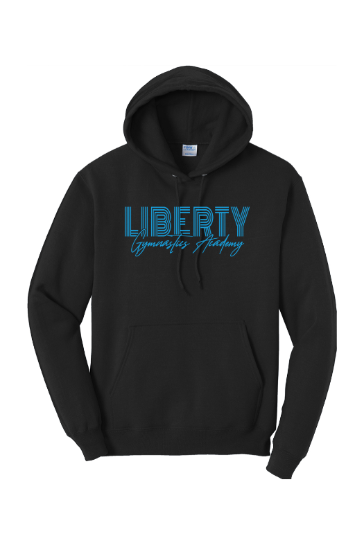 Liberty Gymnastic Academy Port & Company - Core Fleece Pullover Hooded Sweatshirt. PC78H