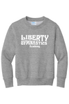 Liberty Gymnastic Academy Port & Company - Youth Core Fleece Crewneck Sweatshirt. PC90Y