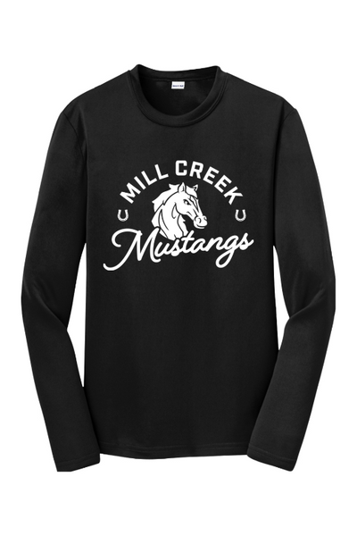 Mill Creek Elementary Sport-Tek Youth Long Sleeve PosiCharge Competitor Tee. YST350LS