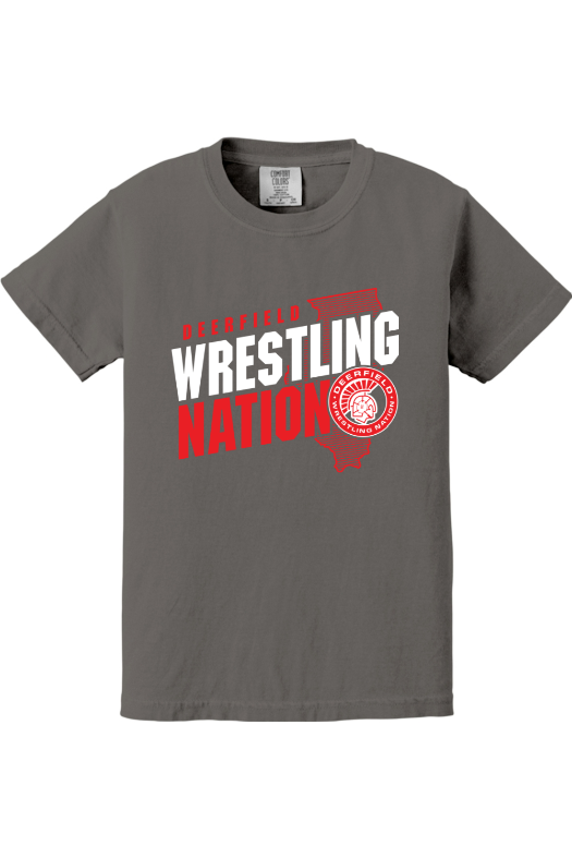 Deerfield High School Comfort Colors Garment-Dyed Youth Heavyweight T-Shirt