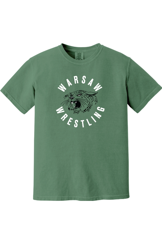 Warsaw Wrestling Comfort Colors Garment-Dyed Heavyweight T-Shirt