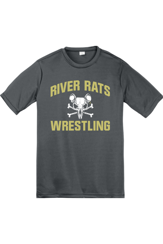 River Rats Wrestling Sport-Tek Youth PosiCharge Competitor Tee. YST350