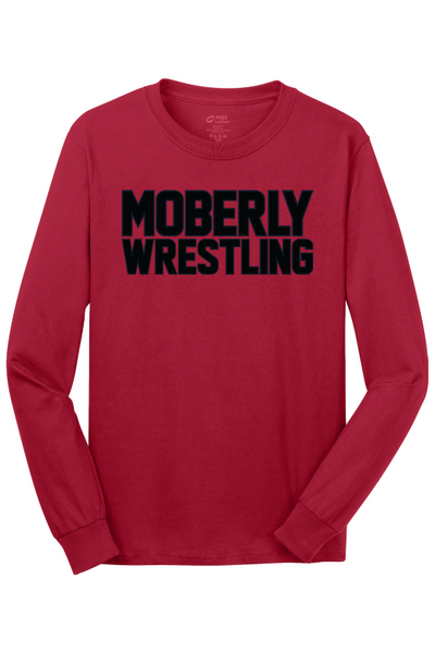 Moberly High School Port & Company - Long Sleeve Core Cotton Tee. PC54LS