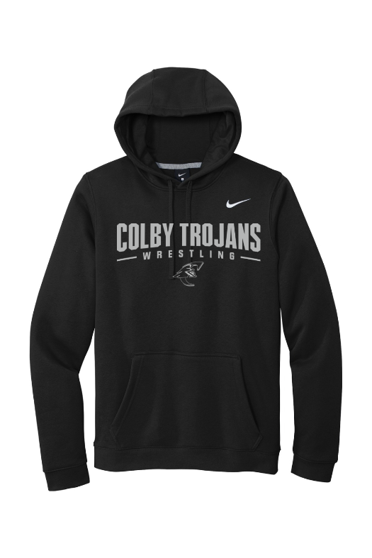 Colby Community College Wrestling Nike Club Fleece Pullover Hoodie CJ1611