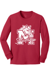 Mill Creek Elementary Port & Company Youth Long Sleeve Core Cotton Tee. PC54YLS