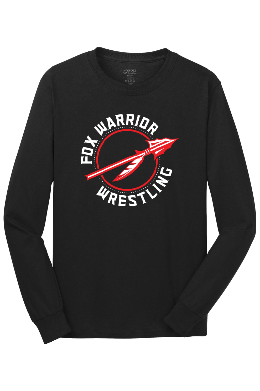 Fox High School Port & Company - Long Sleeve Core Cotton Tee. PC54LS