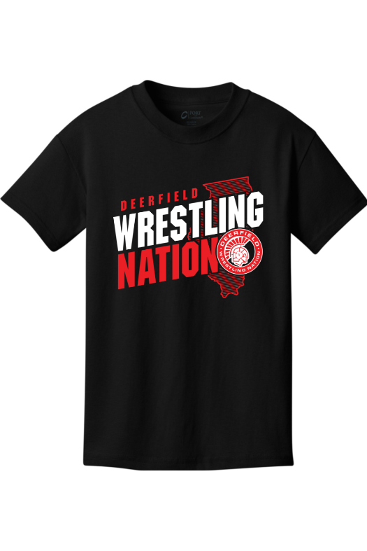 Deerfield High School Port & Company - Youth Core Cotton Tee. PC54Y