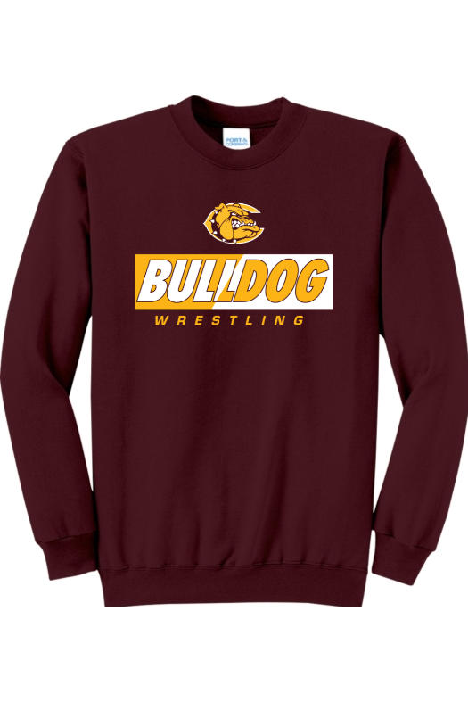 West Allis Central Wrestling Port & Company - Core Fleece Crewneck Sweatshirt. PC78