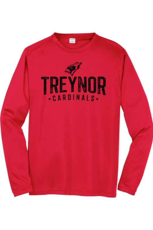 Treynor Wrestling Sport-Tek Long Sleeve PosiCharge Competitor Tee. ST350LS