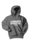 Liberty Gymnastic Academy Port & Company - Youth Core Fleece Pullover Hooded Sweatshirt. PC90YH