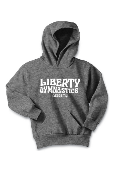 Liberty Gymnastic Academy Port & Company - Youth Core Fleece Pullover Hooded Sweatshirt. PC90YH