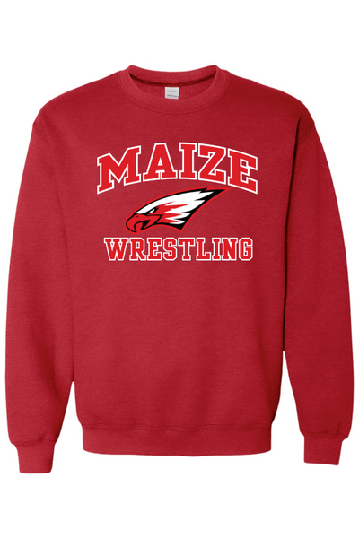 Maize Football Gildan Heavy Blend Crewneck Sweatshirt - 18000