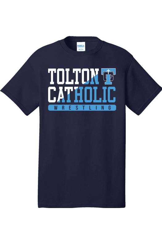 Father Tolton Catholic - Wrestling Port & Company - Core Cotton Tee. PC54