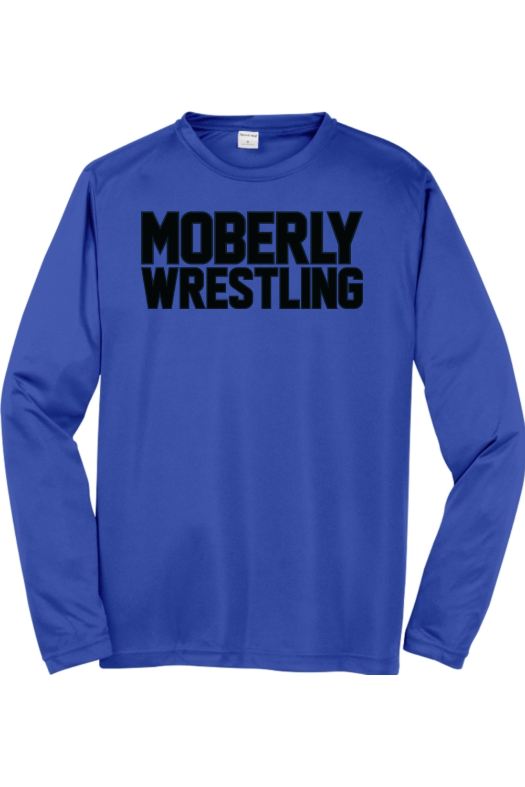 Moberly High School Sport-Tek Long Sleeve PosiCharge Competitor Tee. ST350LS