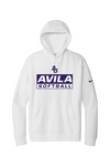 Avila Softball Nike Club Fleece Sleeve Swoosh Pullover Hoodie NKDR1499