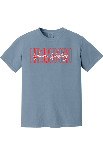 Hillsboro HS Wrestling Comfort Colors Garment-Dyed Heavyweight T-Shirt