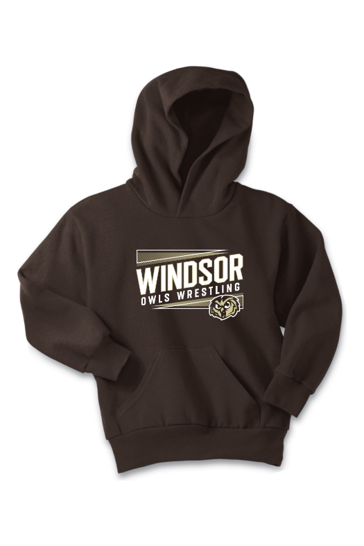 Windsor High School (MO) Port & Company - Youth Core Fleece Pullover Hooded Sweatshirt. PC90YH