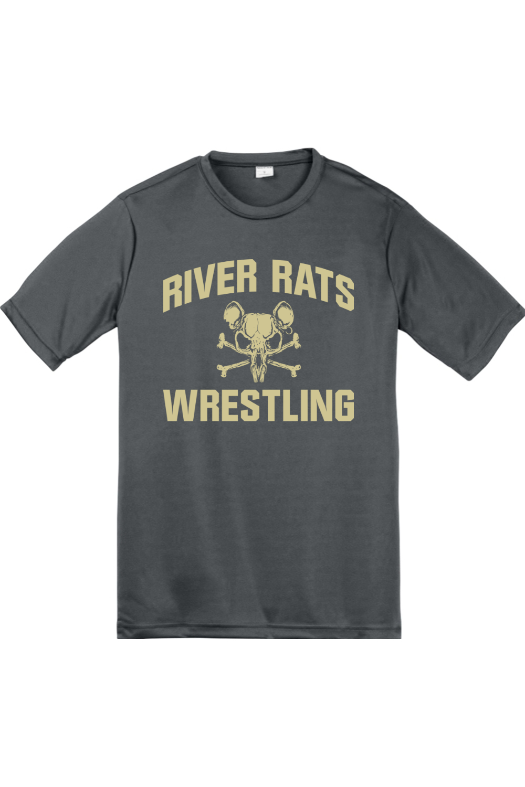 River Rats Wrestling Sport-Tek Youth PosiCharge Competitor Tee. YST350