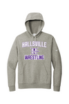 Hallsville Wrestling Nike Club Fleece Sleeve Swoosh Pullover Hoodie NKDR1499