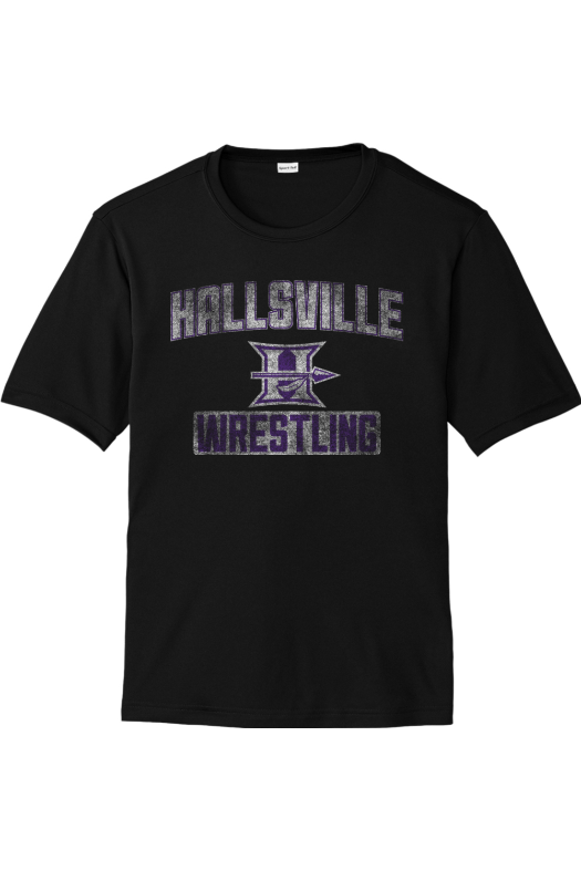 Hallsville Wrestling Sport-Tek PosiCharge Competitor Tee. ST350