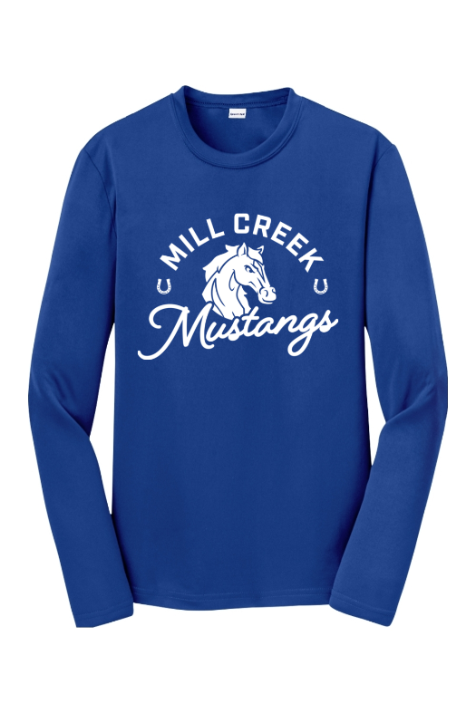 Mill Creek Elementary Sport-Tek Youth Long Sleeve PosiCharge Competitor Tee. YST350LS