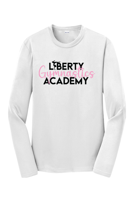 Liberty Gymnastic Academy Sport-Tek Youth Long Sleeve PosiCharge Competitor Tee. YST350LS