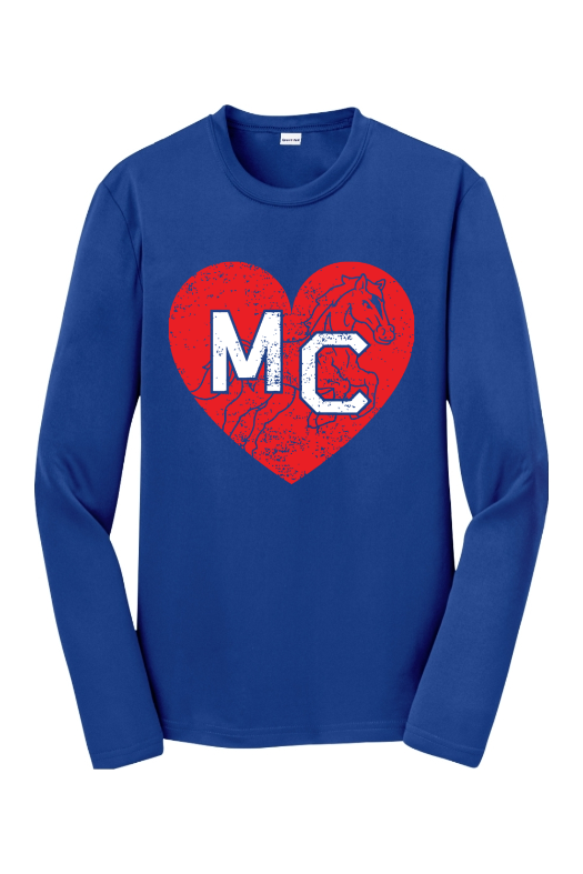 Mill Creek Elementary Sport-Tek Youth Long Sleeve PosiCharge Competitor Tee. YST350LS