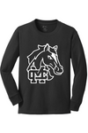Mill Creek Elementary Port & Company Youth Long Sleeve Core Cotton Tee. PC54YLS