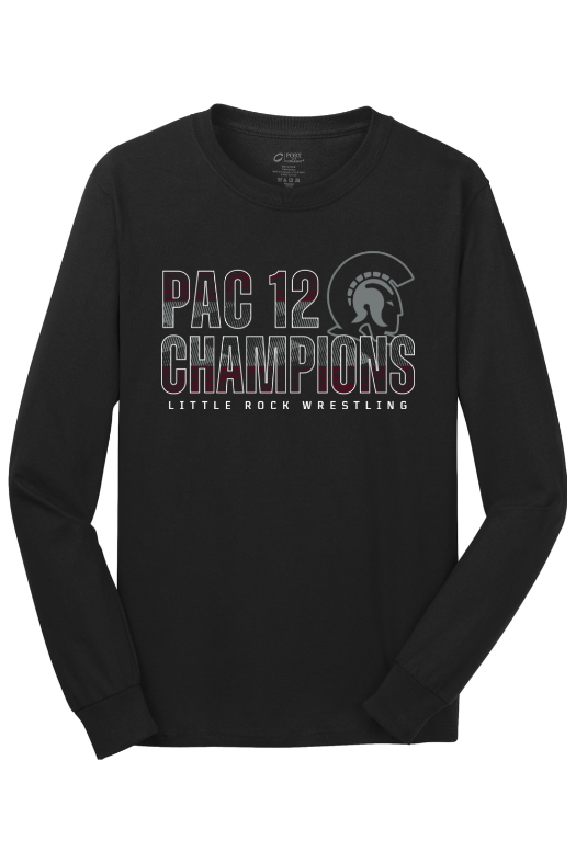 University of Arkansas at Little Rock - Wrestling Port & Company - Long Sleeve Core Cotton Tee. PC54LS