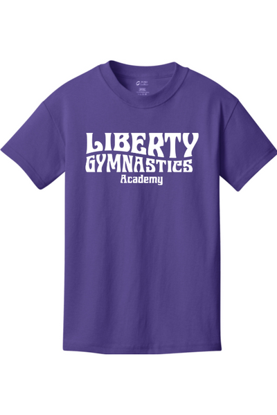Liberty Gymnastic Academy Port & Company - Youth Core Cotton Tee. PC54Y