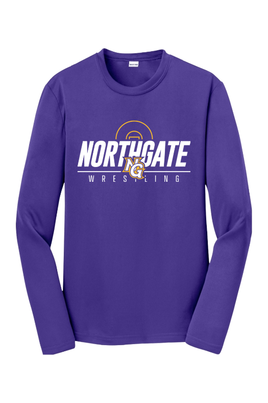 Northgate Middle School Sport-Tek Youth Long Sleeve PosiCharge Competitor Tee. YST350LS