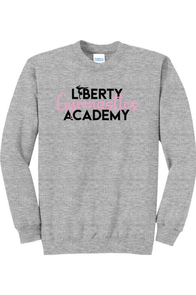 Liberty Gymnastic Academy Port & Company - Core Fleece Crewneck Sweatshirt. PC78