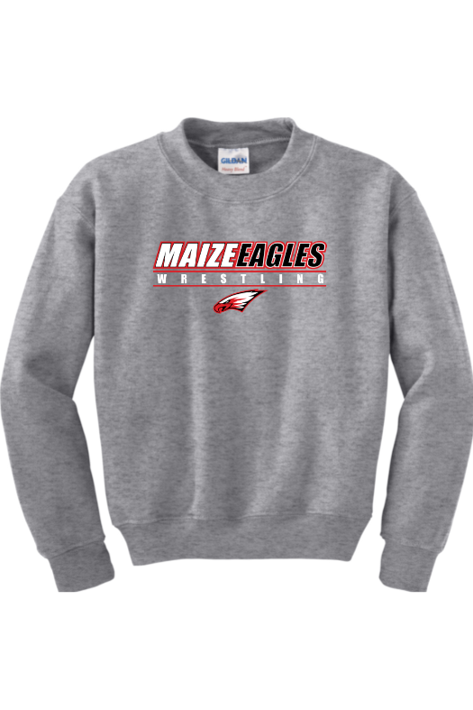 Maize Football Gildan Heavy Blend Youth Sweatshirt - 18000B