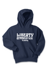 Liberty Gymnastic Academy Port & Company - Youth Core Fleece Pullover Hooded Sweatshirt. PC90YH
